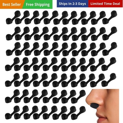 100 Pieces Nose Plug Filter Disposable Nose Filter Sponge for Women Men Sunle...