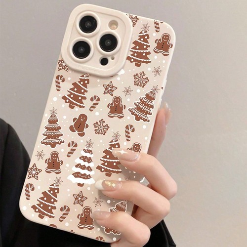 Funda de teléfono para iPhone 16 Pro Max 15 14 13 12 11 XR árbol de Navidad funda de moda - Imagen 7 de 7