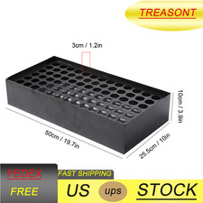 78 Holes Tattoo Ink Bottle Holder Metal Ink Vertical Display Stand Organizer