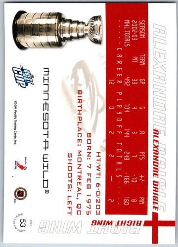 2003-04 Pacific Quest for the Cup Hockey Cards - U-Pick From List - Picture 71 of 141