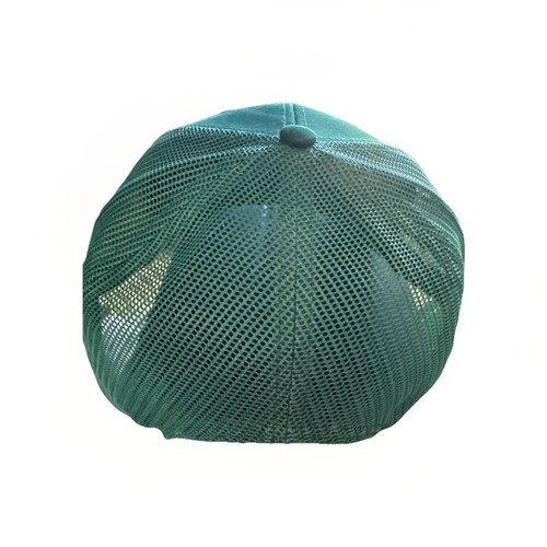 Stay Wild Snapback Trucker Hat, Green, One Size, Mesh Back, Richardson Style 112 - Picture 4 of 6