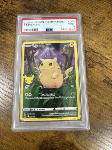 Pokemon TCG 2021 Celebrations Pikachu #5/25 PSA 9