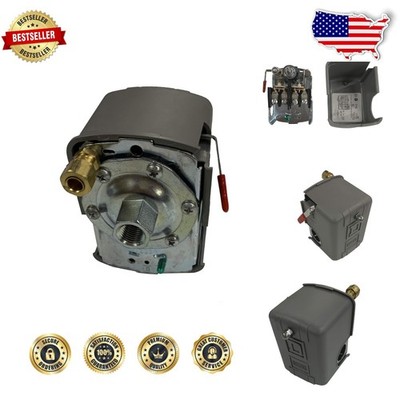 Robust Pumptrol 135-175 PSI Air Compressor Switch, 15A, 110V, Load-Free Start