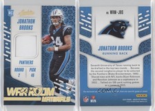 2024 Panini Absolute War Room Materials Gold /99 Jonathon Brooks Rookie RC