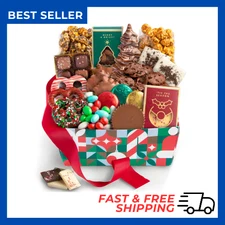Christmas Chocolate Bliss Gift Basket – Handmade Holiday Treat Assortment - Gift