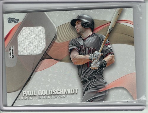 2017 TOPPS SERIES 1 PAUL GOLDSCHMIDT GAME-USED RELIC #MLMPG