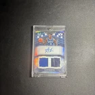 2025-26 Bowman Best University AJ DYBANTSA Jersey Dual Patch AUTO Autograph