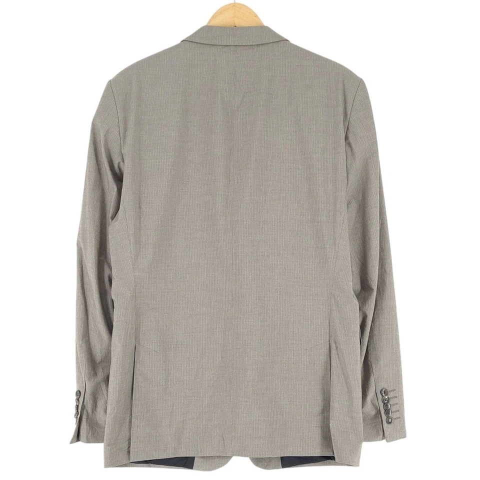 Strellson Blazer куртка костюм серый в полоску хлопок мужчин Ot9 размер ЕС 50 Великобритании/США 40 - Изображение 3 из 4