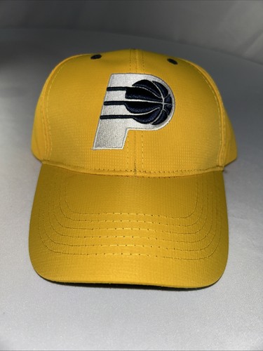 NBA Indiana Pacers Embroidered Yellow Snap Back Baseball Cap, Hat - Picture 5 of 5