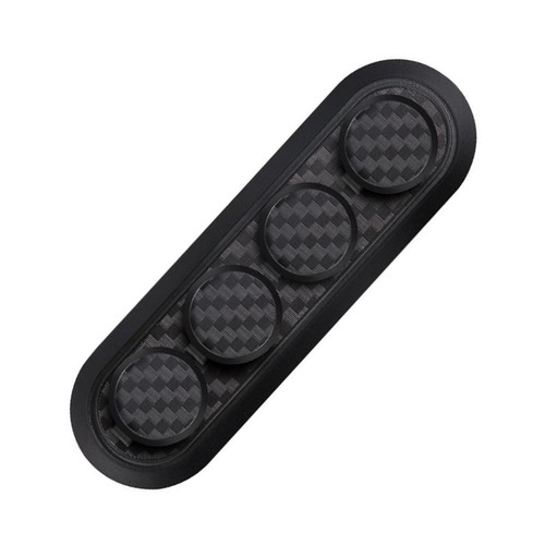 Magnetic Cable Organizer Carbon Fiber Look Desktop USB Cable Clip Winder