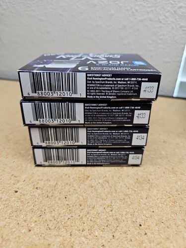 SET OF 4 Remington King of Shaves Azor-5 Blade Cartridges New Sealed (G6) - Picture 2 of 3
