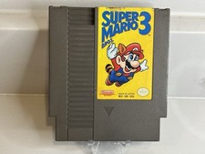 Super Mario Bros 3 - Left Bros Label - 1990 NES Nintendo Game - TESTED! READ!