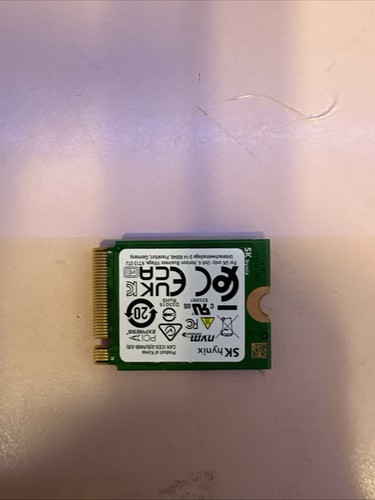 256GB SK Hynix BC901 M.2 2230 NVMe PCIe SSD Gen 4.0x4 HFS256GEJ3X108N - Picture 2 of 2