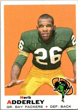 Herb Adderley 1969 Topps #255 Green Bay Packers