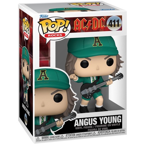 Funko POP! Rocks AC/DC Angus Young in Green Outfit Vinyl Figure No 411 - Picture 3 of 5