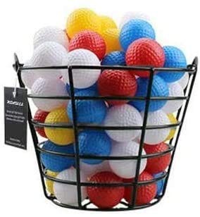 KOFULL Contenitore per palline da golf in metallo con manico - Supporta - Foto 6 di 7