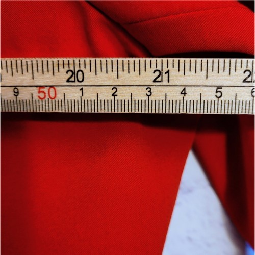 Liz Claiborne Women's Blazer Jacket Suit Size XL Red Zip Up Business Careerwear - Picture 8 of 9
