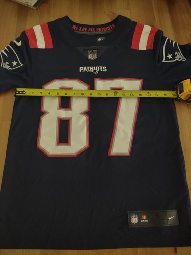 Rob Gronkowski New England Patriots Stitched Nike Dri-Fit Jersey Size Men Small - Picture 11 of 14
