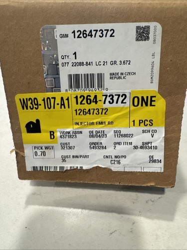 New GM 12647372 DEF Diesel Reduction Fluid Injector 2011-16 Silverado 6.6L - Picture 6 of 6