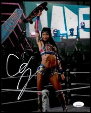 Cora Jade Signed Autograph 8x10 Photo Elayna Black WWE AEW NXT JSA