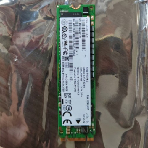 CISCO New Original Genuine Switch C9400-SSD-480GB Hard disk memory module - Picture 2 of 2