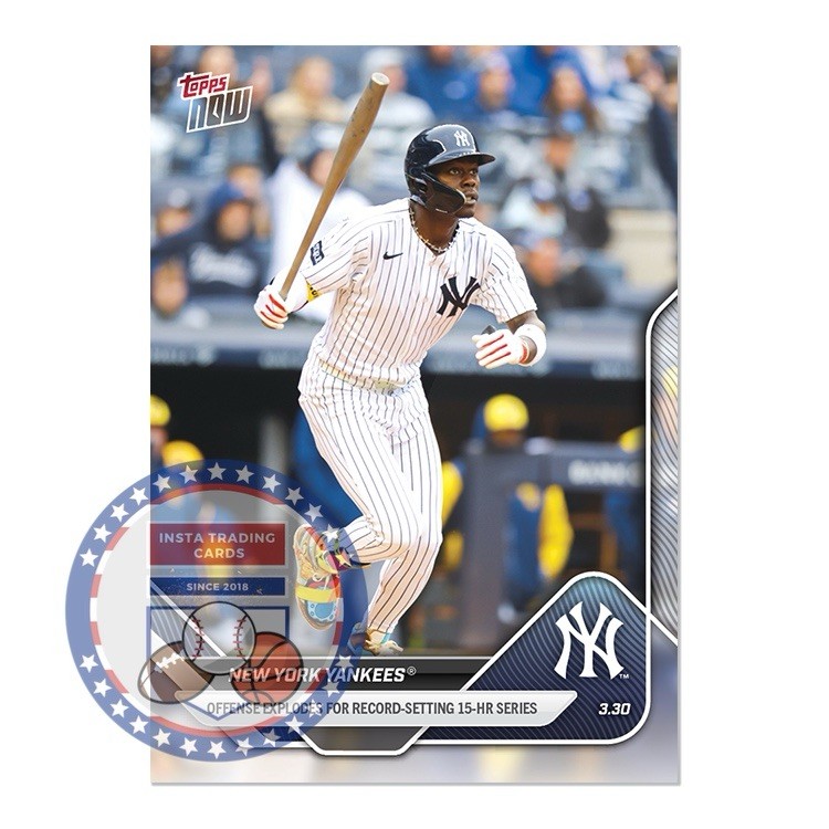 MLB - topps now ニューヨーク・ヤンキース ボーナスカード MIB 2022 MLB - topps now ニューヨーク・ヤンキース ボーナスカード MIB