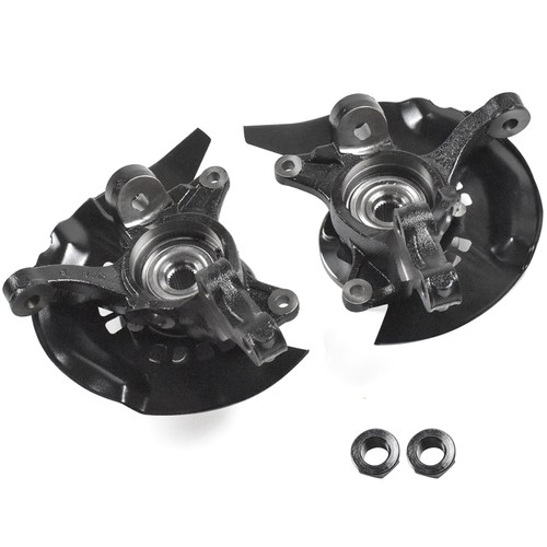 Par de nudillos de dirección delantera + cojinetes de cubo de rueda para Toyota Camry 2004 2005 2006 - Imagen 2 de 9