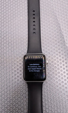 Apple Watch Series 3 38mm Space Gray Aluminum Case with Black Sport Band