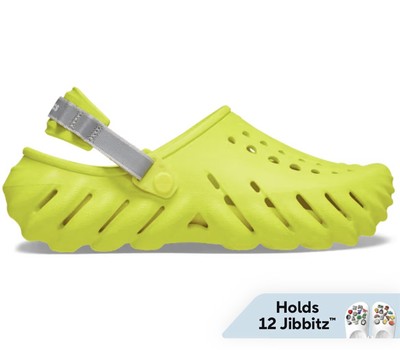 Crocs Echo Mossy green w/neon yellow adjustable straps Unisex Mens 7 Womens 10 Crocs Echo Clogs Moss Green Unisex Adults MSRP $70 | eBay main image 4
