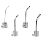  4 stücke Heißluftwärmewerkzeugdüsen gebogene gekrümmte Wärmedüse Praktische