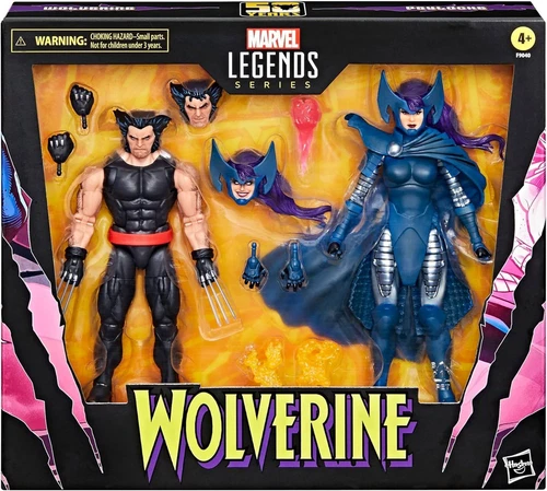 Figuras De Acción Wolverine Y Psylocke 6" (Serie Marvel Legends)