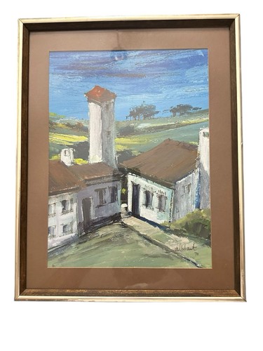 Original Vintage Painting By Listed Artist Raymond Callebaut 1971 - Picture 1 of 8