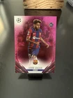 2023-24 Topps UEFA Club Competitions Lamine Yamal #64 Pink Sparkle Foil (RC)