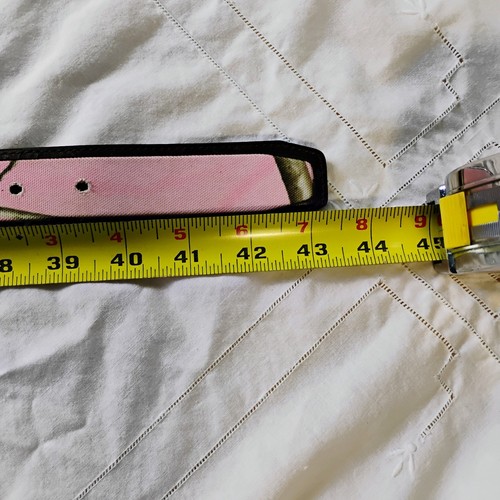 RealTree Pink Camo Leather Fabric Nylon Print Reversible Belt Women's Size L/XL - Picture 8 of 17