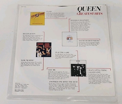 Queen Greatest Hits 1981 LP Rock Vinyl Record EMTV30 EMI - Picture 9 of 9