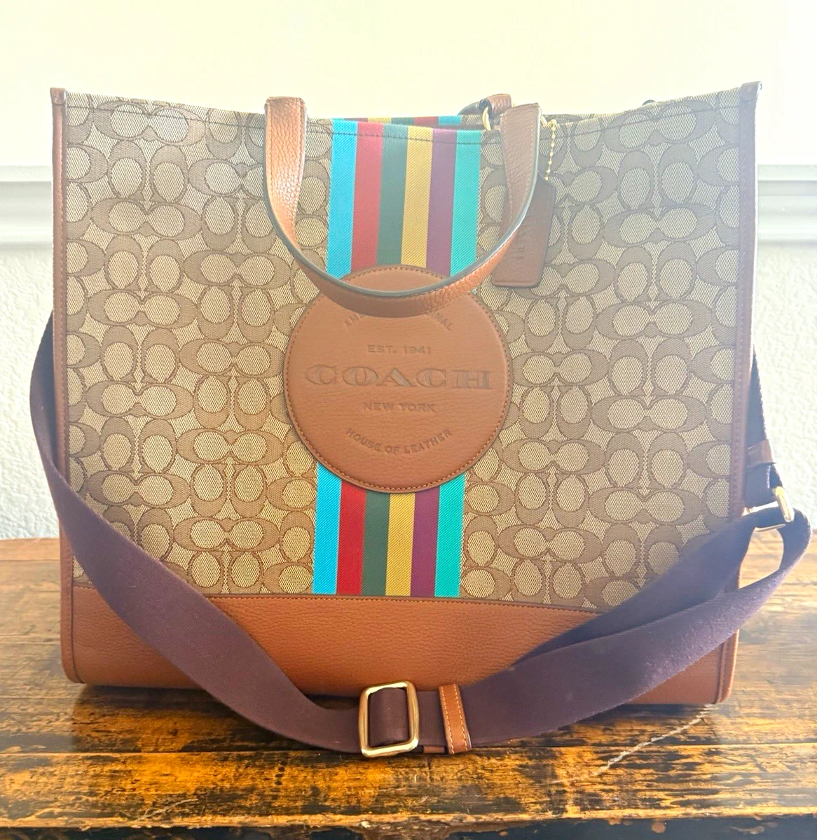 Coach Tote Striped Bags & Handbags for Women for sale | eBay
