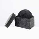  Heat Resistant Placemats Round Non-slip Caster Cups Pads for Tables