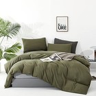 Comforter Set 3Pcs Green Bedding Comforter Sets Light Green Queen Olive Green