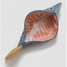 Funny Fish Pencil Case Creative Grouper Storage Bag Zipper Pouch School Cosmetic