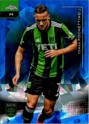 2021 Topps Chrome MLS Sapphire Edition Tomas Pochettino #121 Austin FC - Picture 1 of 2