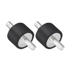 15x10mm Rubber Mounts Vibration Isolators with M4 x 10mm Studs 4pcs