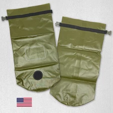 Two Genuine New USMC 9L Mac Sack Waterproof Dry Bags ILBE 9 Liter US MARINES