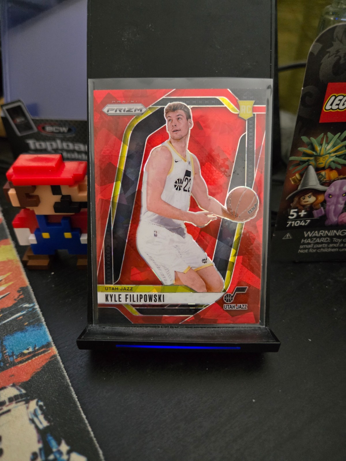 2024-25 Panini Prizm Kyle Filipowski RC #263 - Red Ice - Utah Jazz