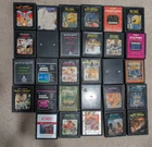 Atari 2600 Lot of 29 Games Pac Man Vars Revenge Pitfall Breakout Some Duplicates
