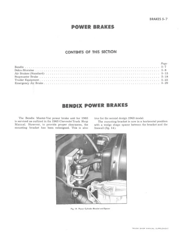 Chevrolet Truck Shop 1965 soporte manual camioneta Chevy panel suburbano camioneta grande Foto 2 de 4