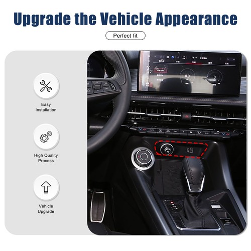 Real Carbon Fiber Cigarette Lighter Panel Trim For Alfa Romeo Tonale - Bild 13 von 16