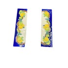 2 Handmade Italian Ceramic House Numbers End Tiled. Lemons and Limes