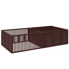 Wooden Whelping Box for Dogs for All Sized Dogs, 81" x 39" x 20"