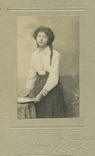Frankreich Paris Junges Mädchen Portrait altes CDV Foto 1900 - Bild 1 von 3