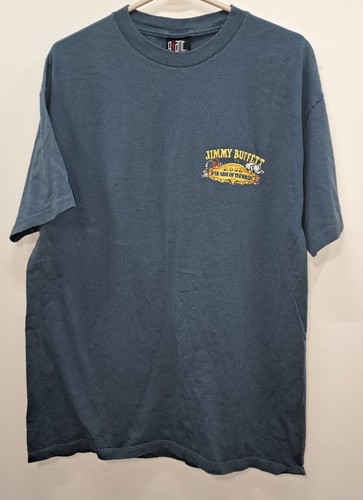 Vintage Jimmy Buffett Shirt Herren XL blau 2002 Far Side of the World Tour Giant Tag - Bild 2 von 4